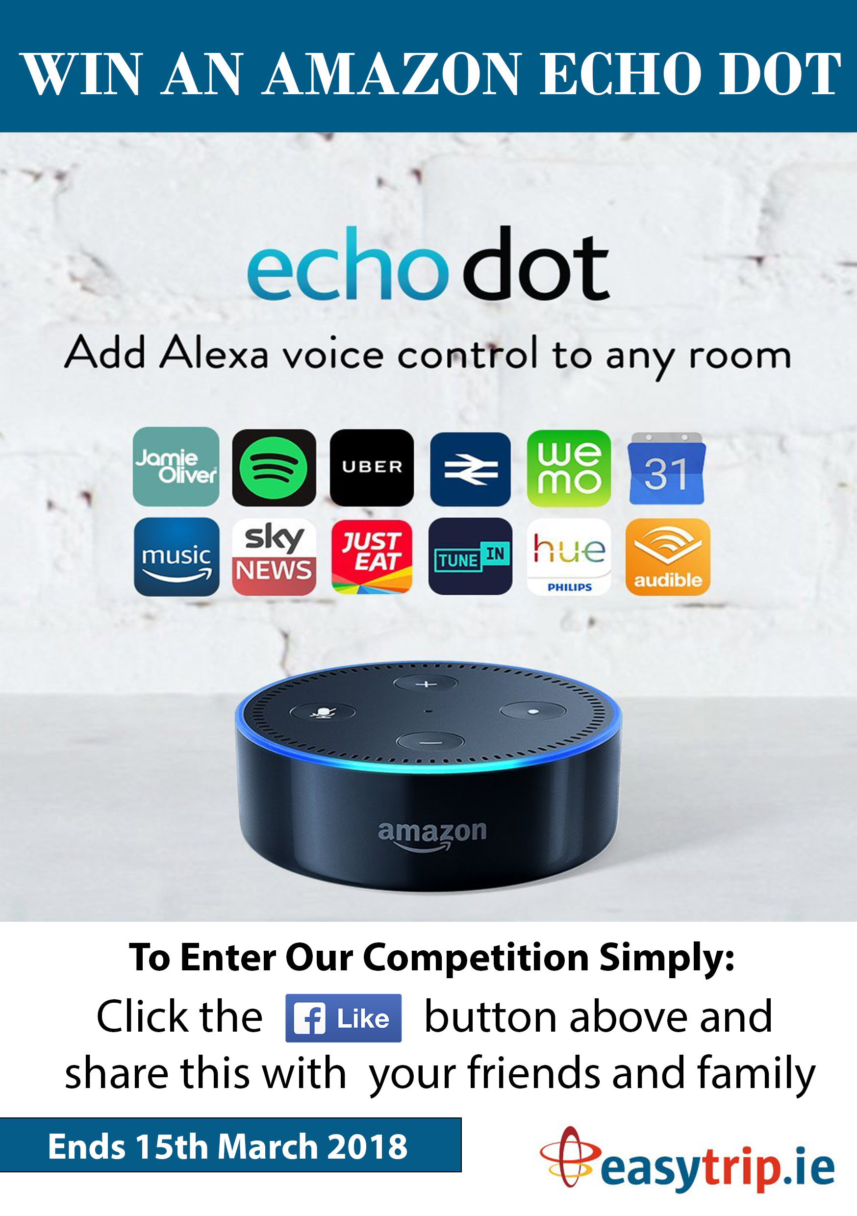 Win an Amazon Echo Dot