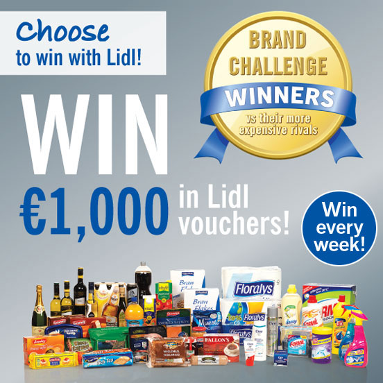 Win a €1000 Lidl Vouchers