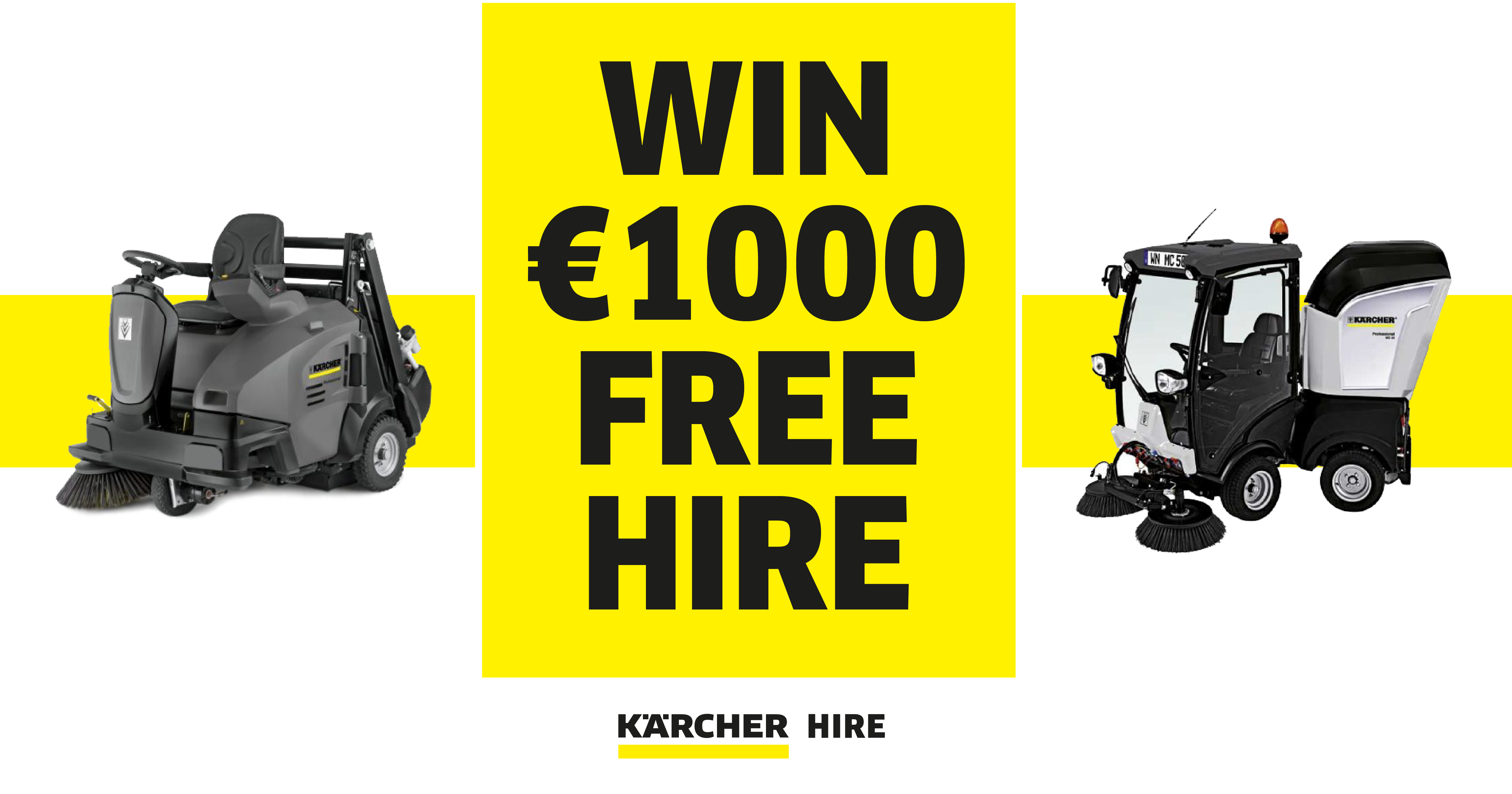 Kärcher Hire Ireland €1000 Free Hire Giveaway