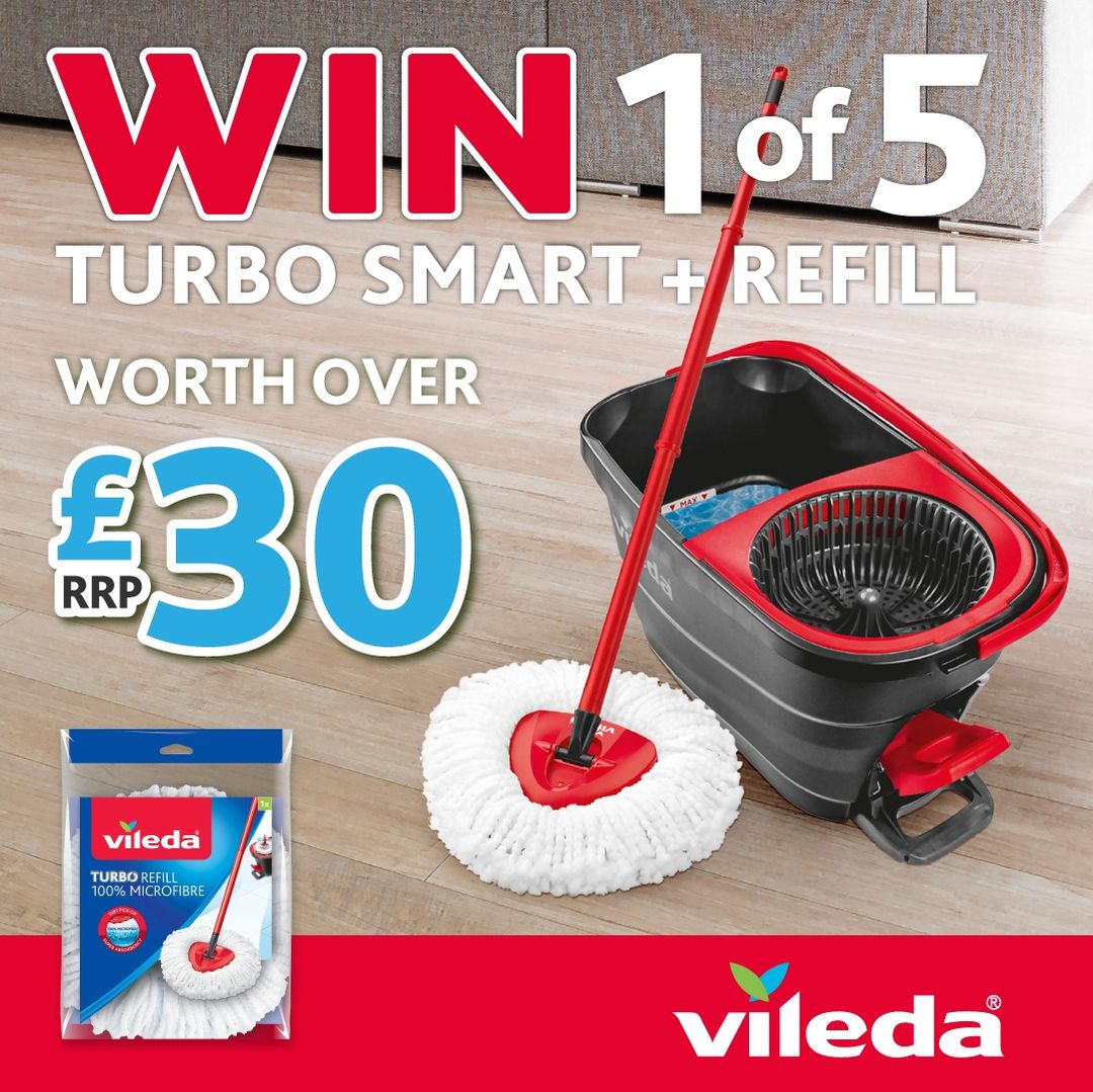 Win a Vileda Turbo Smart Spin Mop and Bucket Sets