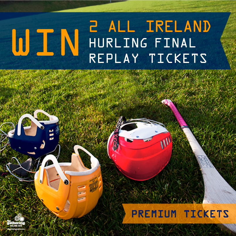 Win Two Premium All Ireland Hurling Replay Tickets