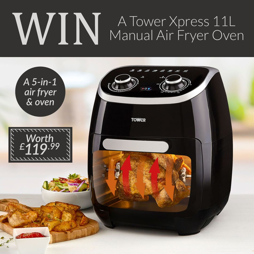 Win towerhousewares Xpress 11L Manual Air Fryer Oven