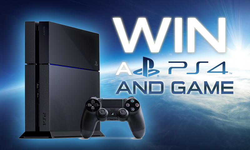 Win a Sony Playstation 4 and choice of Game