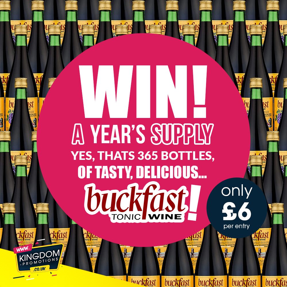 Win 365 Bottles of Buckfast