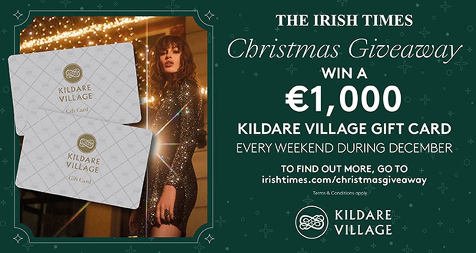 Win a €1,000 Kildare Village Gift Card