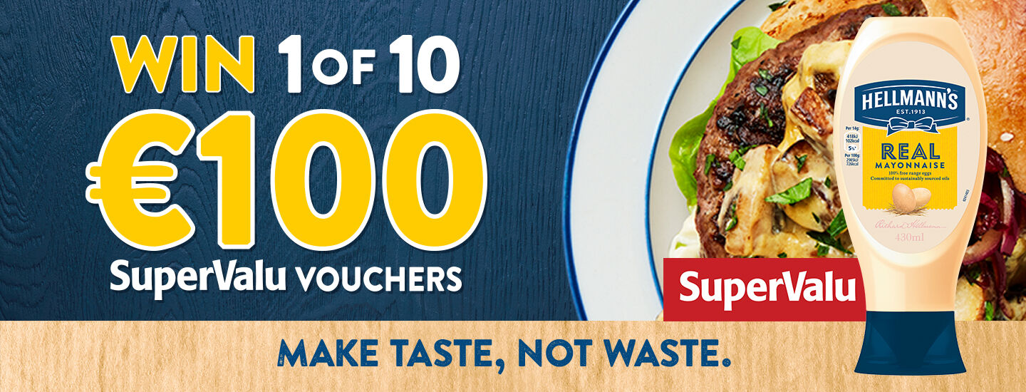 Win 1 of 10 €100 SuperValu Vouchers