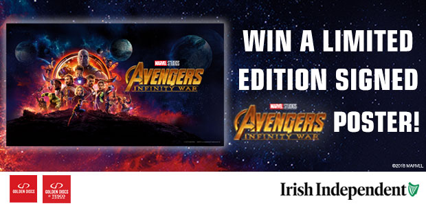 Win a signed Avengers: Infinity War Poster