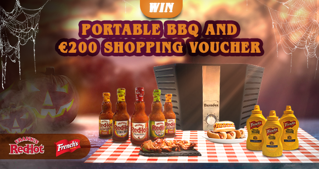 Win a portable BBQ worth €200 and €200 gift card
