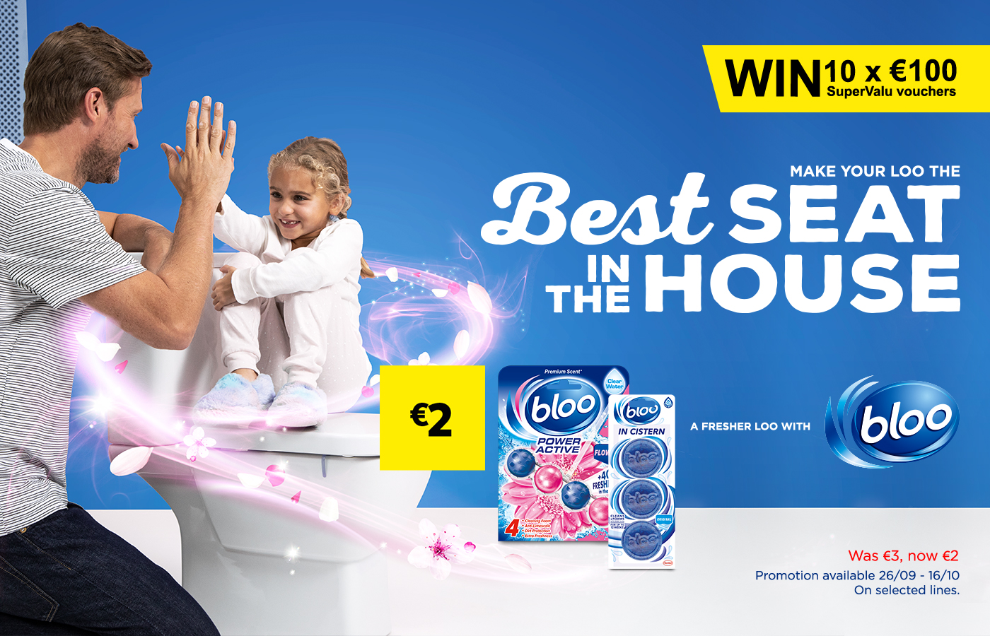 Win 1 of the 10 x €100 SuperValu shopping vouchers with Bloo