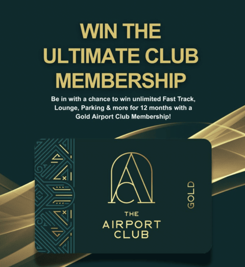Win a one-year membership for the Gold Tier of The Dublin Airport Club