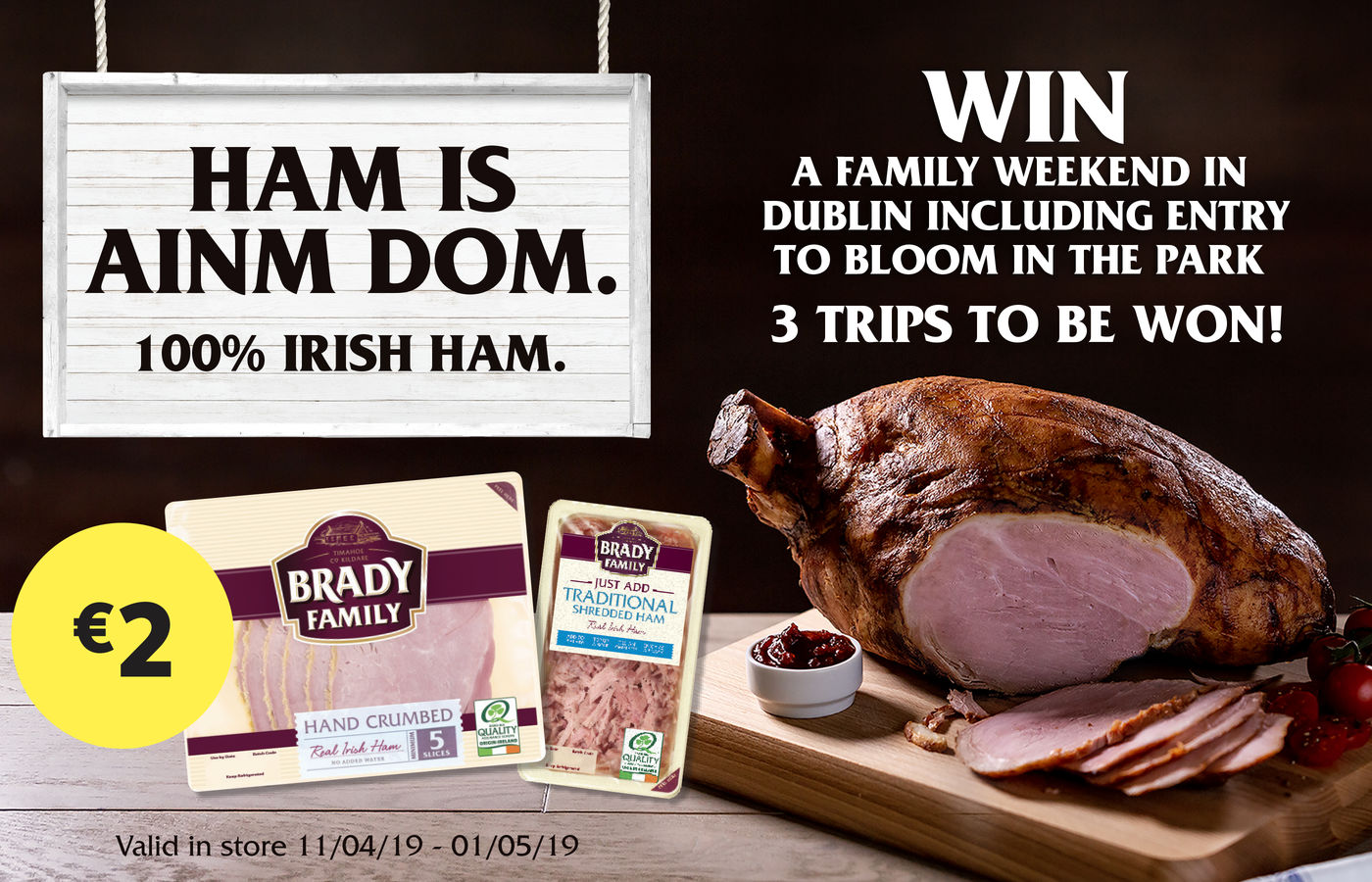 Win a family weeken break in Dublin during June Bank Holiday