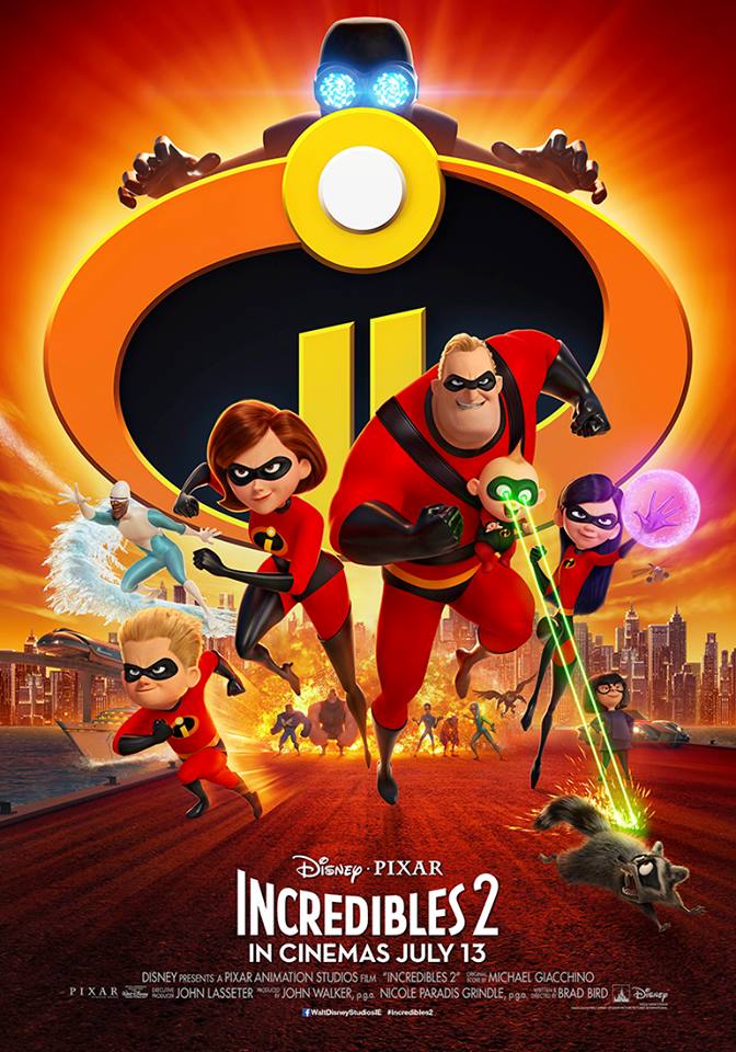 Win family passes to the Irish premiere of Incredibles 2