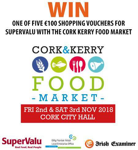 Win a one of five €100 shopping vouchers with Cork and Kerry Food Market