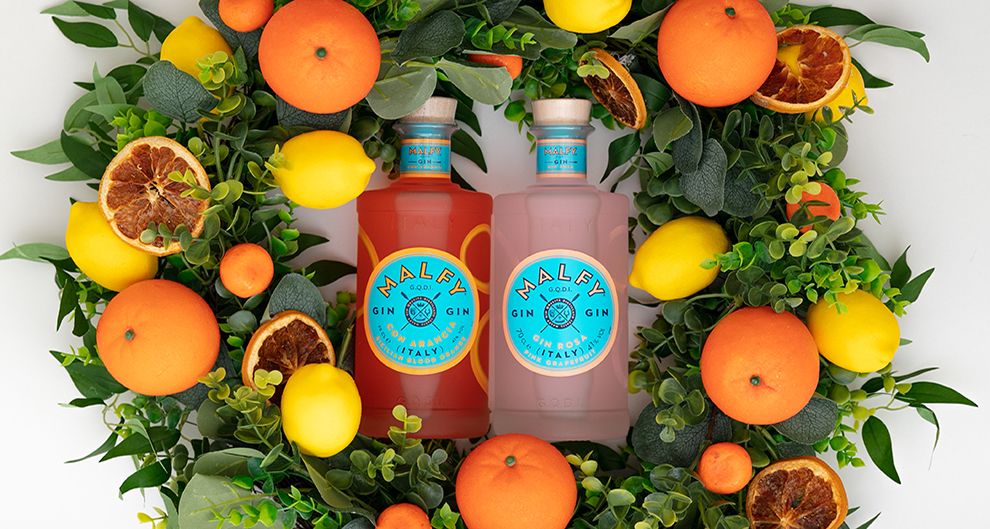 Win a gorgeous wreath and Malfy gift box, with two bottles of Italian Gin