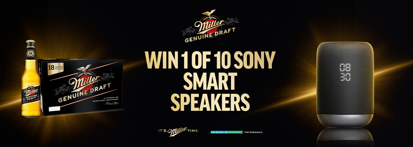 Win 1 of 10 Sony Smart Speakers with Miller