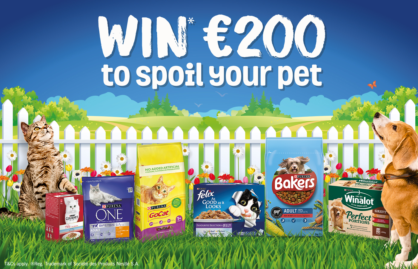 Be in with a Chance to Win 1 of 5 Prizes of 6 Months of Pet Food