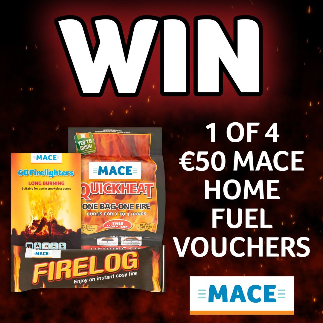 Win 1 of 4 €50 MACE Home Fuel Vouchers