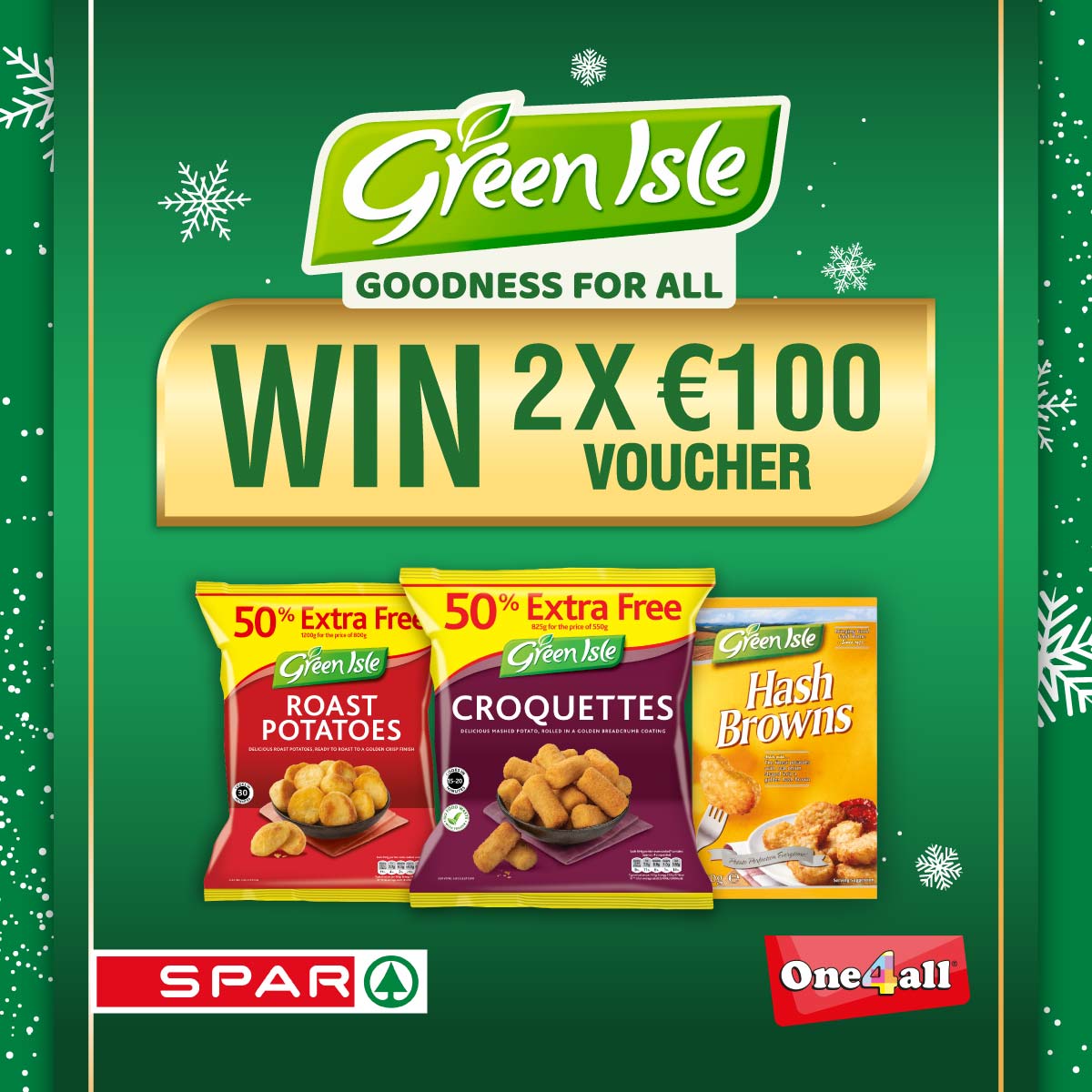 Win €100 One4All Vouchers