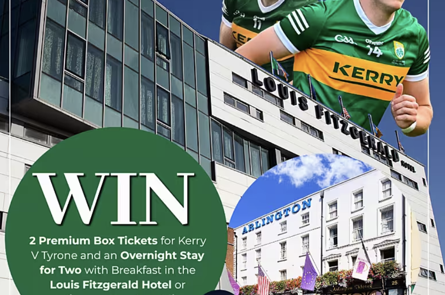 Win 2 Premium All Ireland SemiFinal Kerry v Tyrone tickets and overnight stay